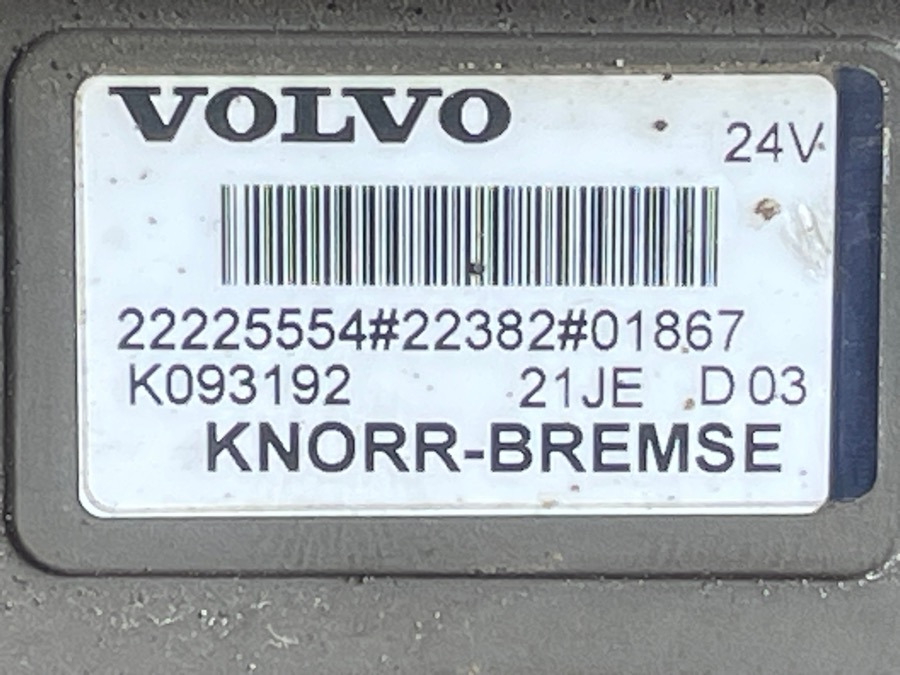 VOLVO VALVE 22225554 - Válvula de freno para Camión: foto 3 VOLVO VALVE 22225554 - Válvula de freno para Camión: foto 3