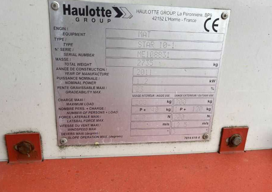 Haulotte STAR 10-1 - Plataforma de mástil vertical: foto 4 Haulotte STAR 10-1 - Plataforma de mástil vertical: foto 4