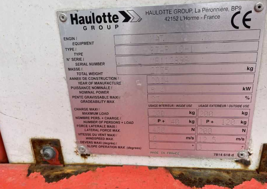 Haulotte STAR 10-1 - Plataforma de mástil vertical: foto 4 Haulotte STAR 10-1 - Plataforma de mástil vertical: foto 4