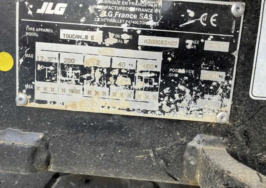 JLG Toucan 8E - Plataforma telescopica: foto 4 JLG Toucan 8E - Plataforma telescopica: foto 4