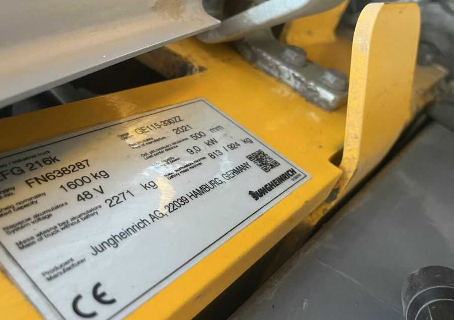 Jungheinrich EFG216k - Carretilla elevadora eléctrica: foto 4 Jungheinrich EFG216k - Carretilla elevadora eléctrica: foto 4