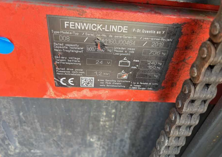 Linde D08 - Apilador: foto 4 Linde D08 - Apilador: foto 4