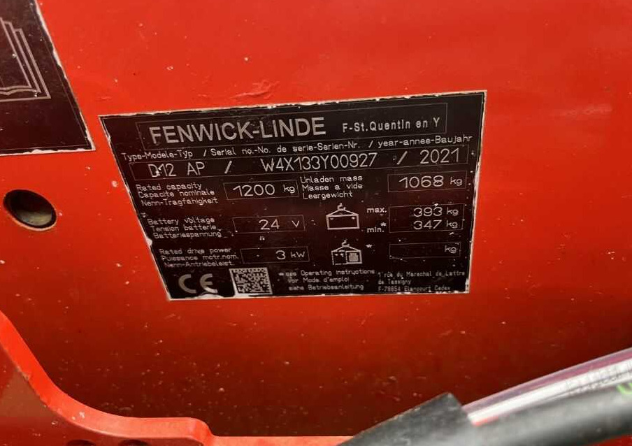 Linde D12AP - Apilador: foto 4 Linde D12AP - Apilador: foto 4