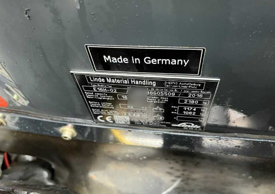 Linde E16H-02 - Carretilla elevadora eléctrica: foto 4 Linde E16H-02 - Carretilla elevadora eléctrica: foto 4