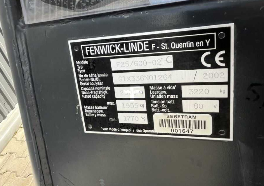 Linde E25 - Carretilla elevadora eléctrica: foto 4 Linde E25 - Carretilla elevadora eléctrica: foto 4