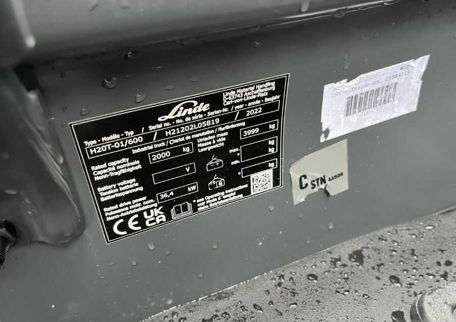 Linde H20T-01/600 - Carretilla elevadora de gas: foto 4 Linde H20T-01/600 - Carretilla elevadora de gas: foto 4