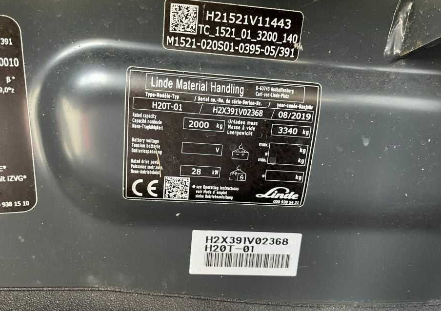 Linde H20T-01 - Carretilla elevadora de gas: foto 4 Linde H20T-01 - Carretilla elevadora de gas: foto 4