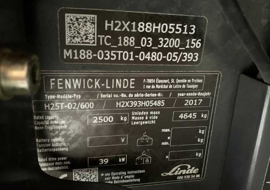 Linde H25T-02/600 - Carretilla elevadora de gas: foto 3 Linde H25T-02/600 - Carretilla elevadora de gas: foto 3