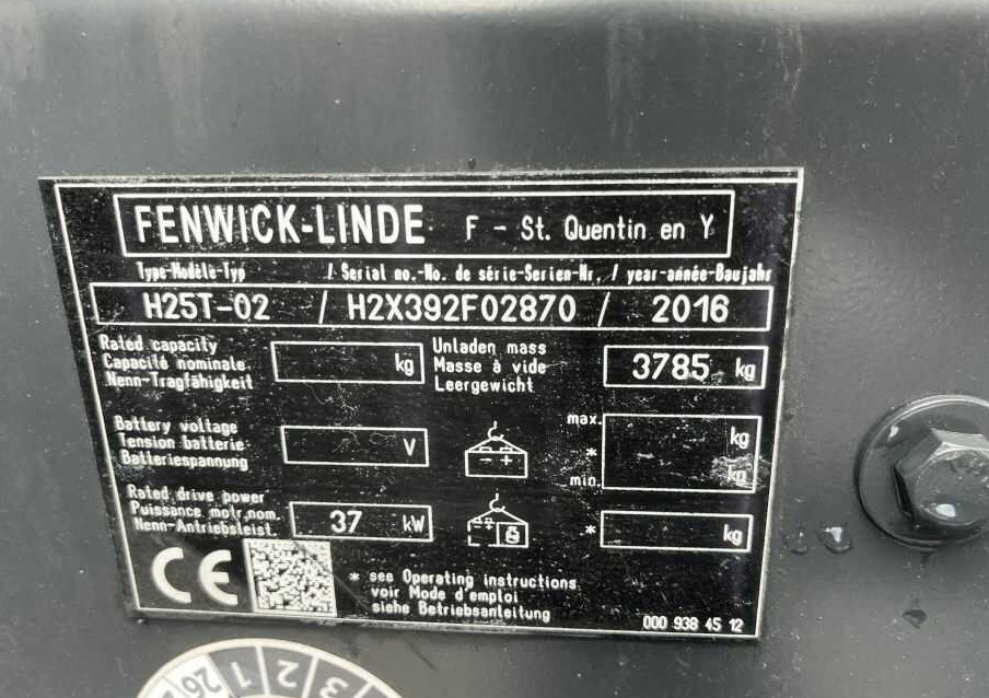 Linde H25T-02 - Carretilla elevadora de gas: foto 4 Linde H25T-02 - Carretilla elevadora de gas: foto 4