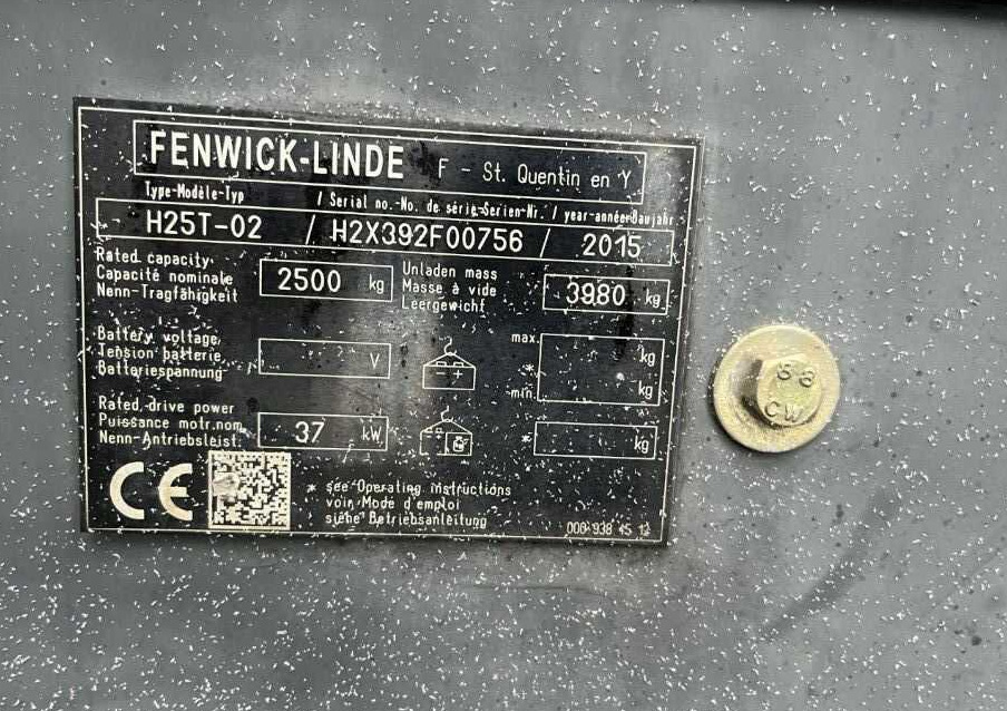 Linde H25T-02 - Carretilla elevadora de gas: foto 2 Linde H25T-02 - Carretilla elevadora de gas: foto 2
