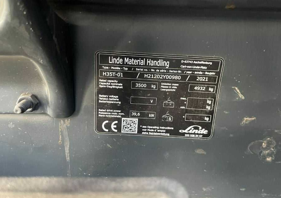 Linde H35T-01 - Carretilla elevadora de gas: foto 4 Linde H35T-01 - Carretilla elevadora de gas: foto 4