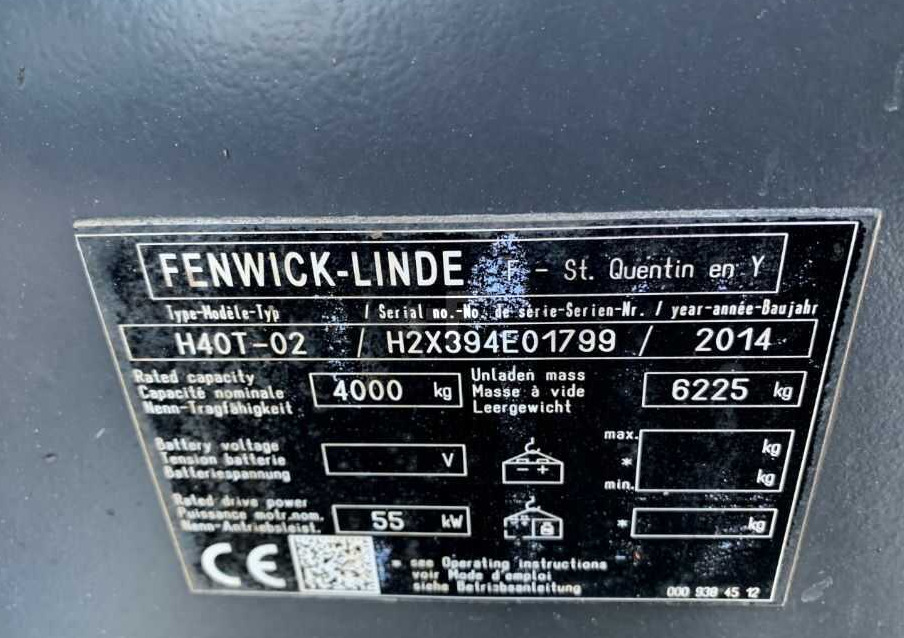 Arrendamiento de  Linde H40T-02 Linde H40T-02: foto 9