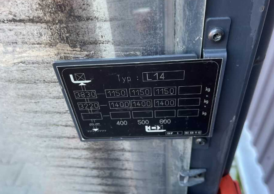 Linde L14 - Apilador: foto 5 Linde L14 - Apilador: foto 5