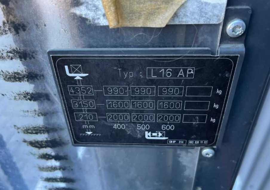 Linde L16APi - Apilador: foto 5 Linde L16APi - Apilador: foto 5