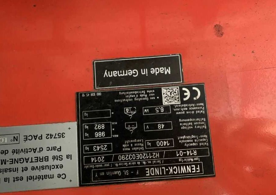 Linde R14-01 - Retráctil: foto 4 Linde R14-01 - Retráctil: foto 4