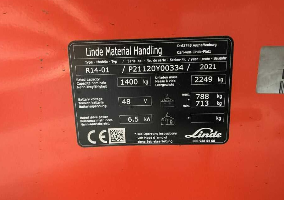 Linde R14-01 - Retráctil: foto 4 Linde R14-01 - Retráctil: foto 4