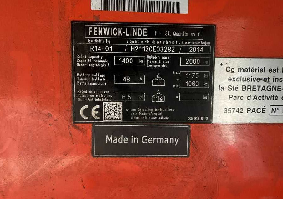 Linde R14-01 - Retráctil: foto 4 Linde R14-01 - Retráctil: foto 4