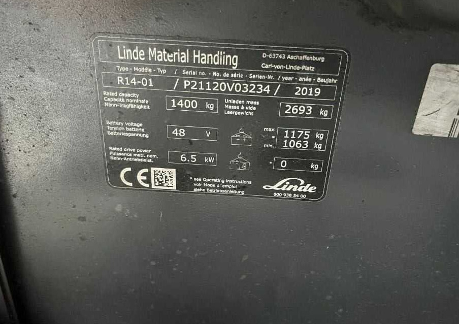 Linde R14 - Retráctil: foto 4 Linde R14 - Retráctil: foto 4