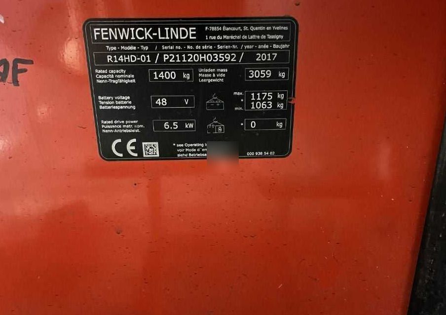 Linde R14HD-01 - Retráctil: foto 4 Linde R14HD-01 - Retráctil: foto 4