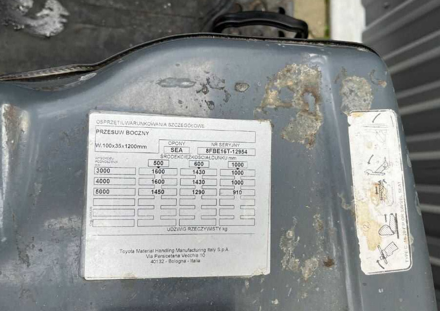 Toyota 8FBE16T - Carretilla elevadora eléctrica: foto 5 Toyota 8FBE16T - Carretilla elevadora eléctrica: foto 5