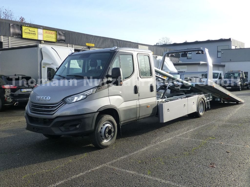 Iveco DAILY 70C18 DoKa Schiebeplateau Luftfed Navi Iveco DAILY 70C18 DoKa Schiebeplateau Luftfed Navi - Grua de remolque autos, Furgoneta: foto 1 Iveco DAILY 70C18 DoKa Schiebeplateau Luftfed Navi Iveco DAILY 70C18 DoKa Schiebeplateau Luftfed Navi - Grua de remolque autos, Furgoneta: foto 1