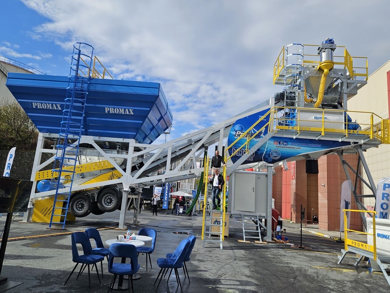 Planta de hormigón nuevo Promax Mobile Concrete Batching Plant M120-TWN (120m3/h): foto 13