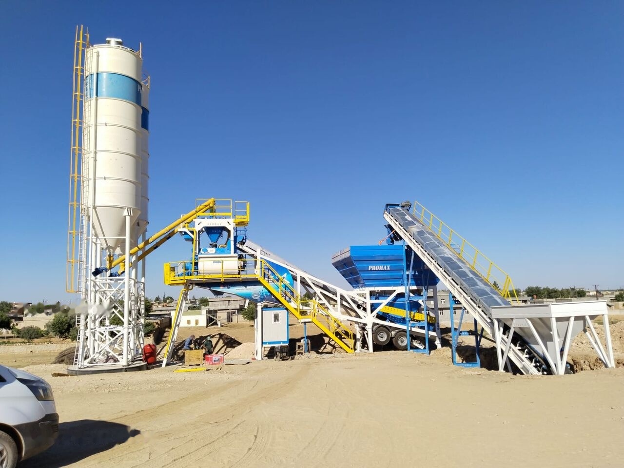 Planta de hormigón nuevo Promax Mobile Concrete Batching Plant M120-TWN (120m3/h): foto 12