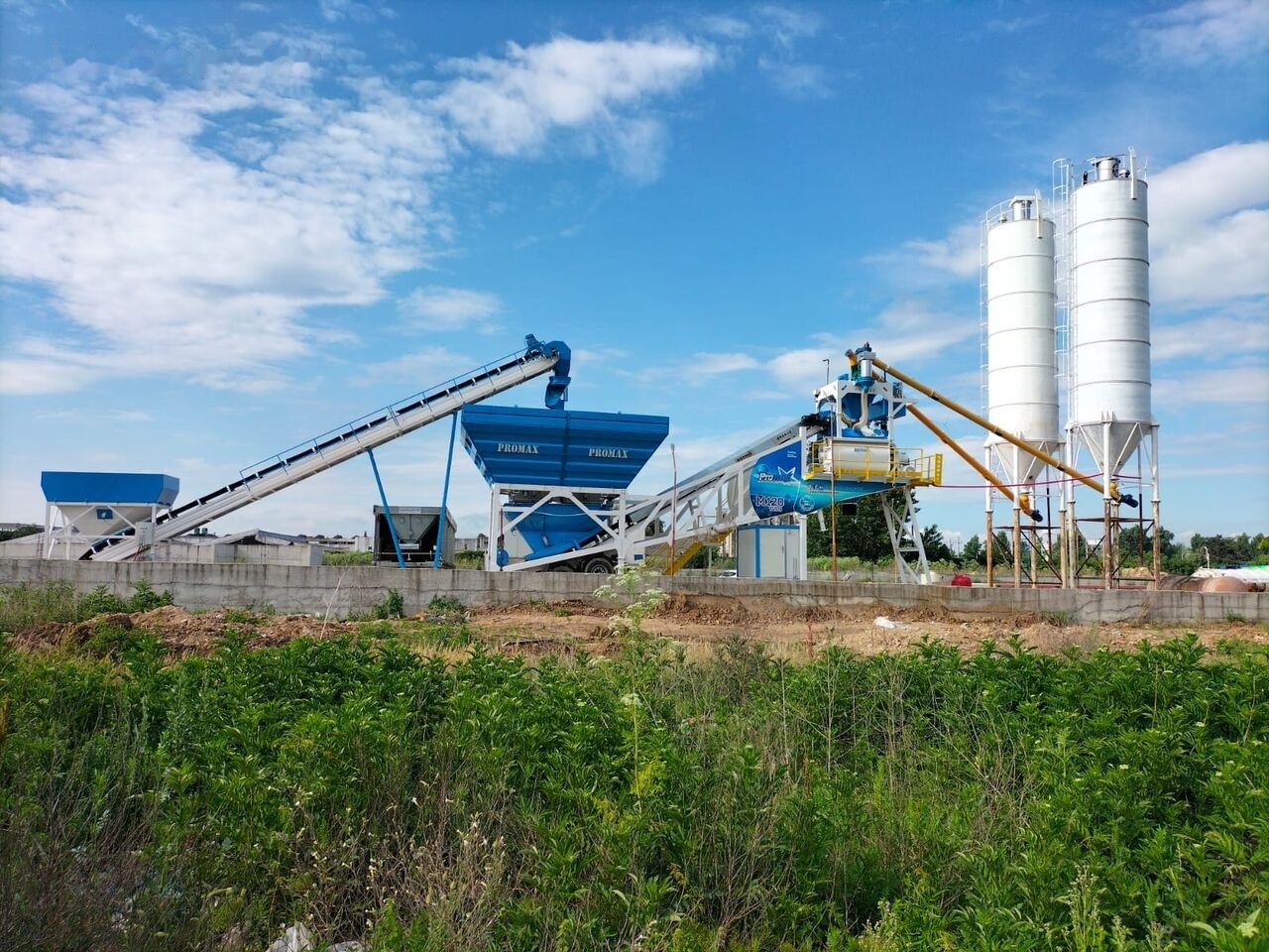 Planta de hormigón nuevo Promax Mobile Concrete Batching Plant M120-TWN (120m3/h): foto 9