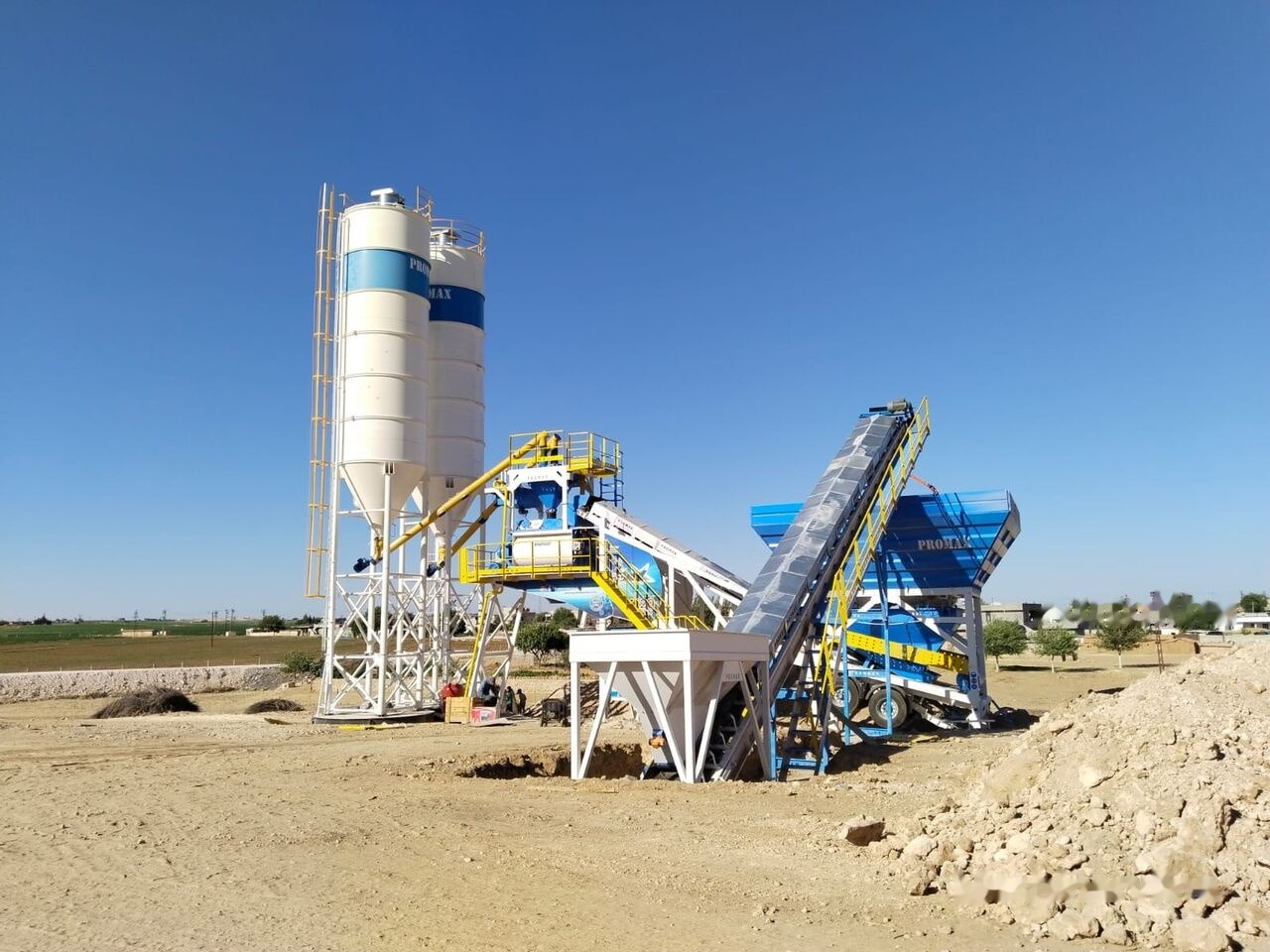 Planta de hormigón nuevo Promax Mobile Concrete Batching Plant M120-TWN (120m3/h): foto 11