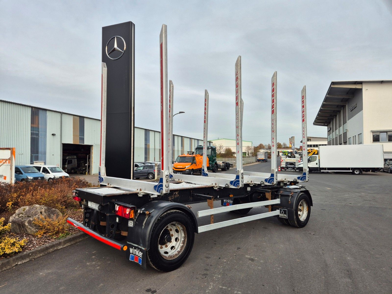 Befa 2S24LZ63 BPW - Remolque maderero: foto 1 Befa 2S24LZ63 BPW - Remolque maderero: foto 1