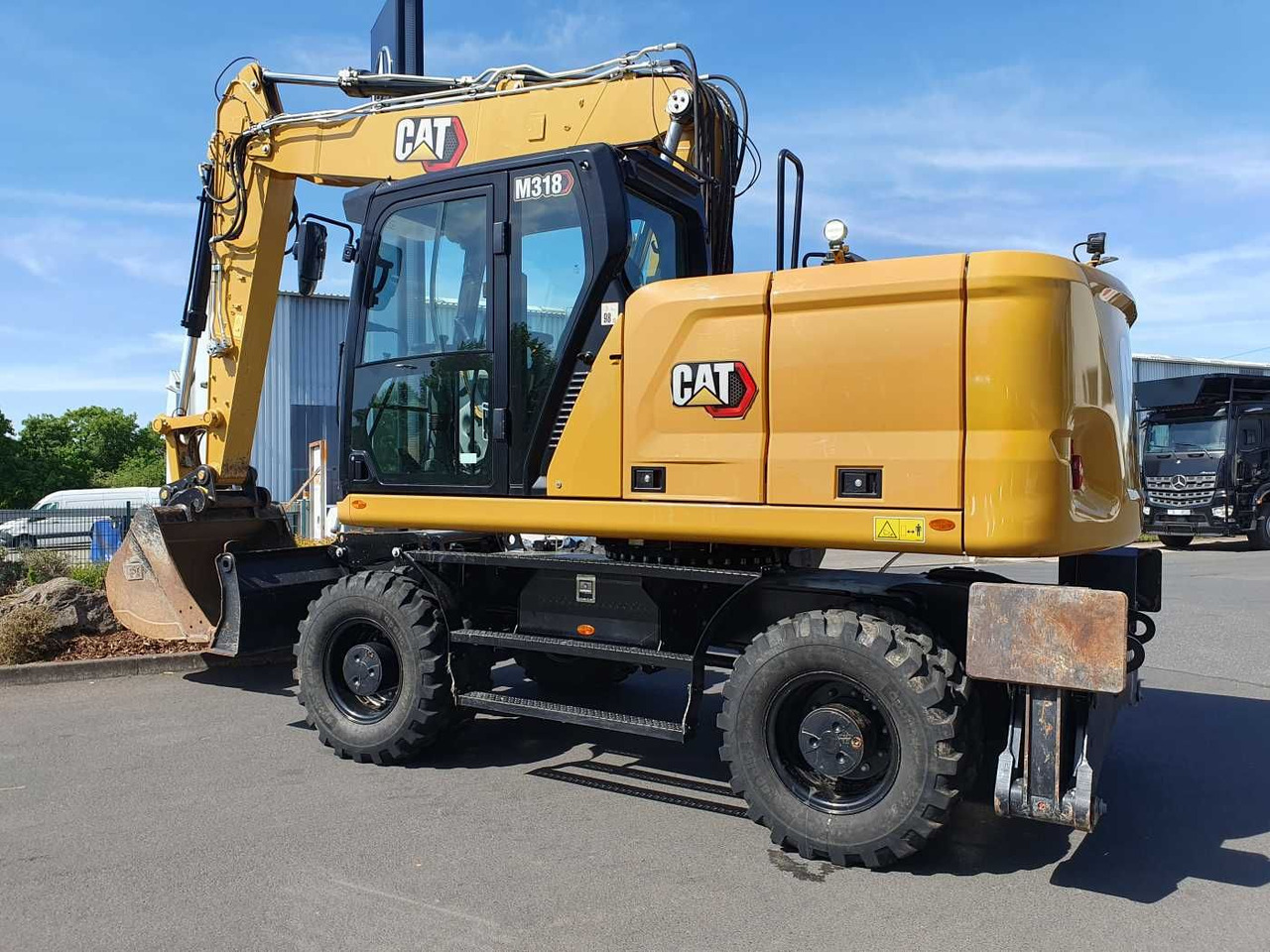 CAT M318 / 2022 / nur 286h! / Tieflöffel / Pratzen - Excavadora de ruedas: foto 3 CAT M318 / 2022 / nur 286h! / Tieflöffel / Pratzen - Excavadora de ruedas: foto 3