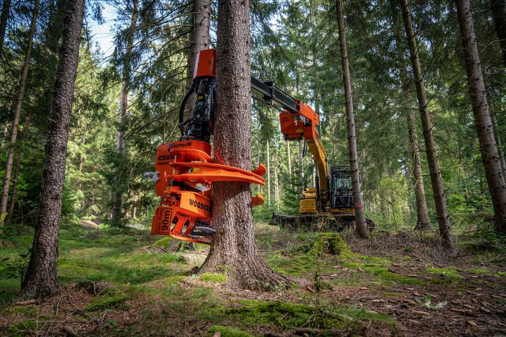 Westtech T4000 Telestufe / lagernd / CS510 crane - Implemento para Maquinaria forestal: foto 1 Westtech T4000 Telestufe / lagernd / CS510 crane - Implemento para Maquinaria forestal: foto 1