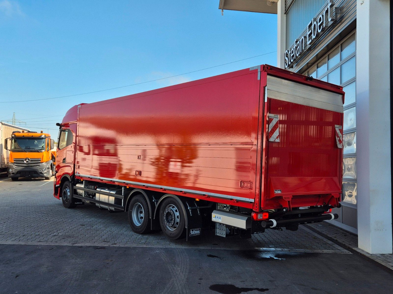 Camión transporte de bebidas Iveco AS260S50Y/FS Schwenkwand LBW 2xAHK CAM Intarder: foto 7