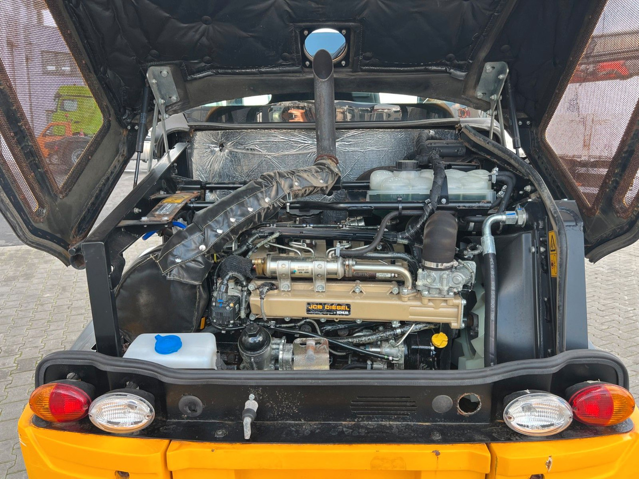 Cargadora de ruedas JCB 407 SV / nur 268h! / Klappschaufel & Gabel: foto 13