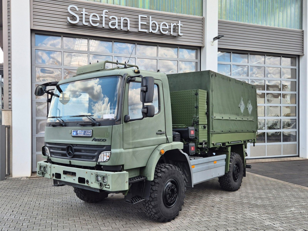 Mercedes-Benz Atego 1018 A 4x4 Singlebereifung 7 Stück vorh. - Camión lona: foto 1 Mercedes-Benz Atego 1018 A 4x4 Singlebereifung 7 Stück vorh. - Camión lona: foto 1