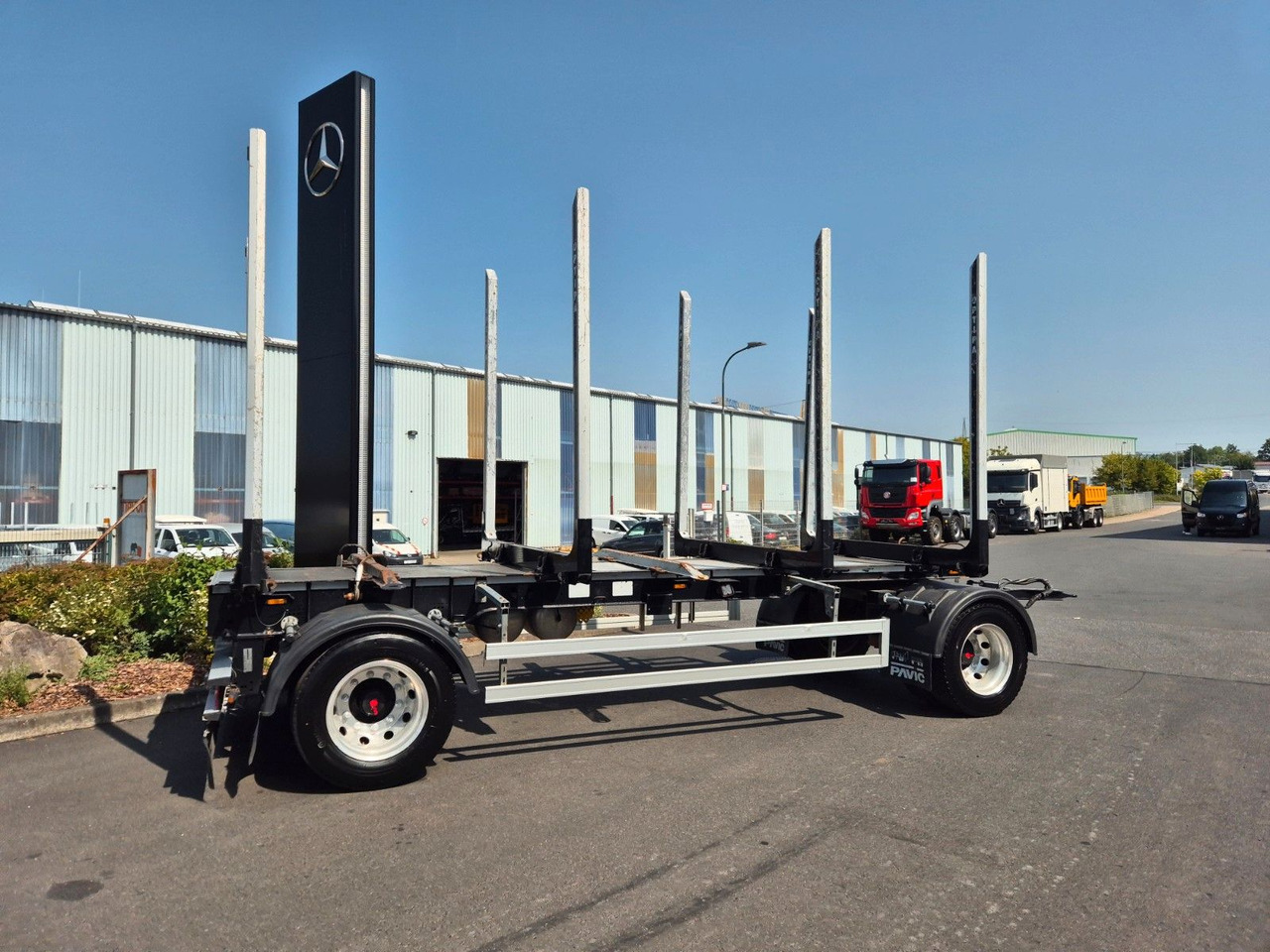 PAVIC HTA 20 QSTE 690 SAF Achsen Alu-Felgen - Remolque maderero: foto 4 PAVIC HTA 20 QSTE 690 SAF Achsen Alu-Felgen - Remolque maderero: foto 4