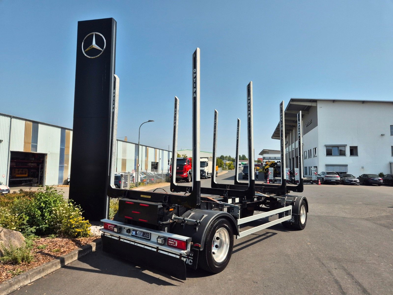 PAVIC HTA 20 QSTE 690 SAF Achsen Alu-Felgen - Remolque maderero: foto 1 PAVIC HTA 20 QSTE 690 SAF Achsen Alu-Felgen - Remolque maderero: foto 1