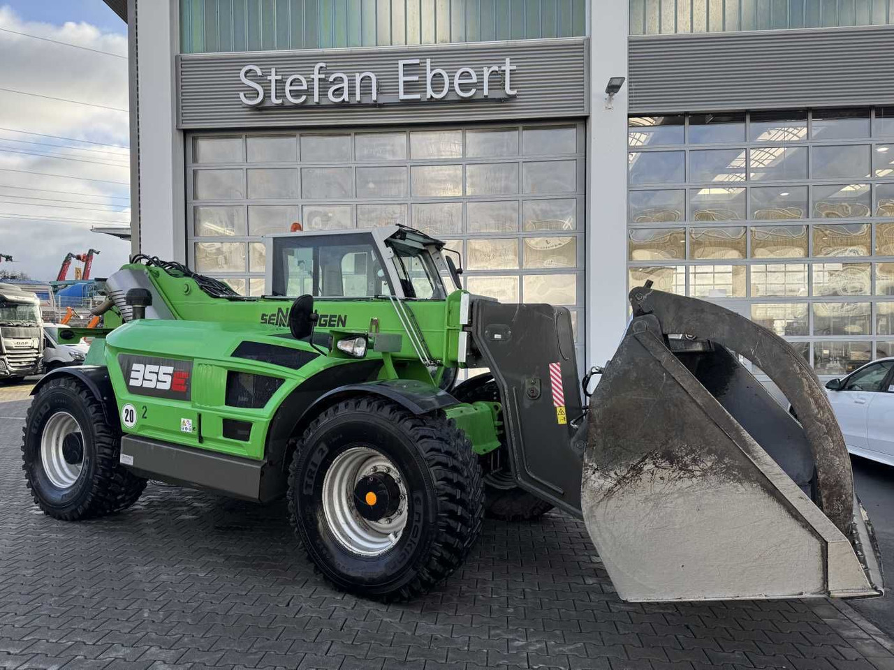 Sennebogen 355 E / Greifschaufel / nur 2.260h! - Cargadora de ruedas: foto 1 Sennebogen 355 E / Greifschaufel / nur 2.260h! - Cargadora de ruedas: foto 1