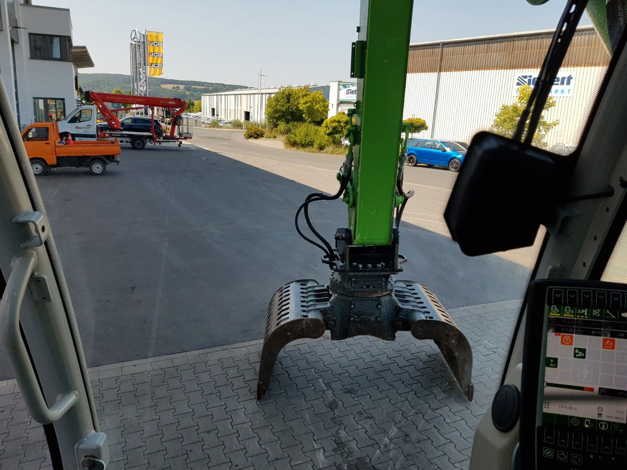 Excavadora de ruedas Sennebogen 817E / nur: 1.374h / 2019 / Sortiergreifer: foto 16