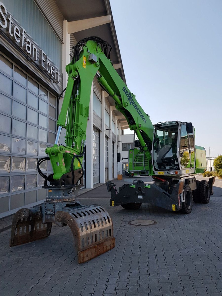 Excavadora de ruedas Sennebogen 817E / nur: 1.374h / 2019 / Sortiergreifer: foto 9