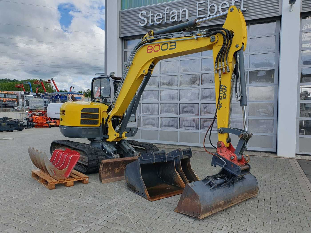 Wacker 8003 / MS08 / nur 4.035h / 2014 / Löffelpaket - Excavadora de cadenas: foto 2 Wacker 8003 / MS08 / nur 4.035h / 2014 / Löffelpaket - Excavadora de cadenas: foto 2