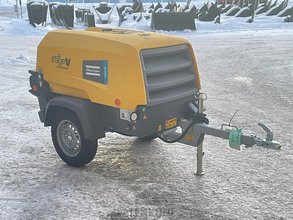 Compresor de aire Atlas Copco XAS 48 StV Vaunukompressori UUSI: foto 6