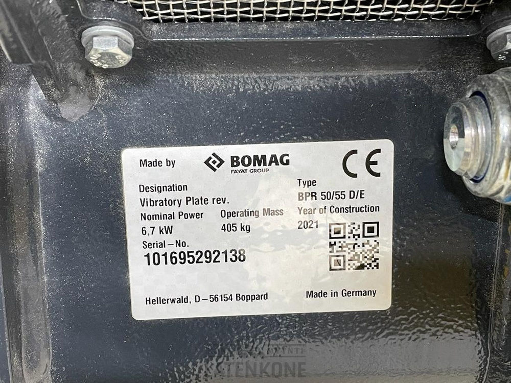 Plancha reversible Bomag BPR50/55DE tärylätkä: foto 15
