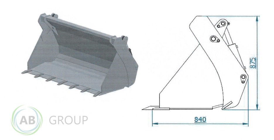 ArkMET 4in1 XL bucket A303.200 - Cazo cargador: foto 4 ArkMET 4in1 XL bucket A303.200 - Cazo cargador: foto 4