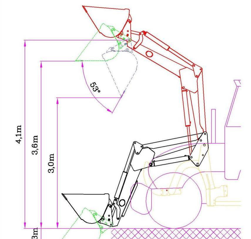 Hydrometal front loader AT-40 - Cargador frontal para tractor: foto 5 Hydrometal front loader AT-40 - Cargador frontal para tractor: foto 5