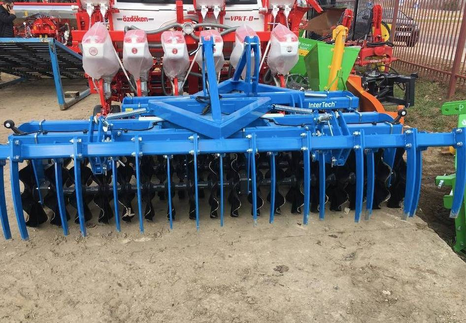 Inter-Tech front disc cultivator 2.5 m with flat bar drag BAP01 - ON STOCK - Rastras: foto 2 Inter-Tech front disc cultivator 2.5 m with flat bar drag BAP01 - ON STOCK - Rastras: foto 2
