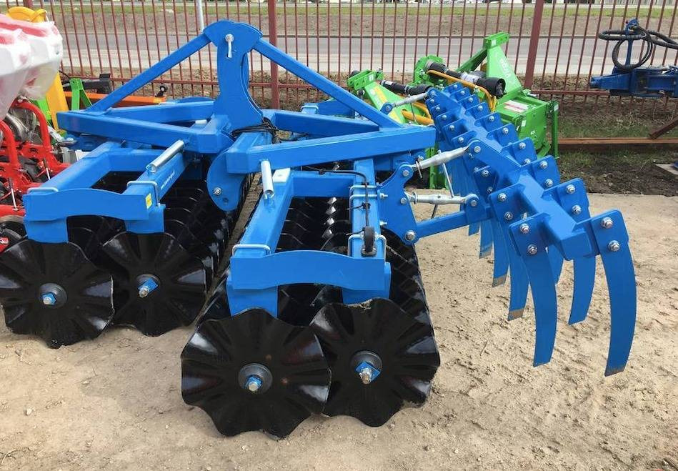 Inter-Tech front disc cultivator 2.5 m with flat bar drag BAP01 - ON STOCK - Rastras: foto 3 Inter-Tech front disc cultivator 2.5 m with flat bar drag BAP01 - ON STOCK - Rastras: foto 3