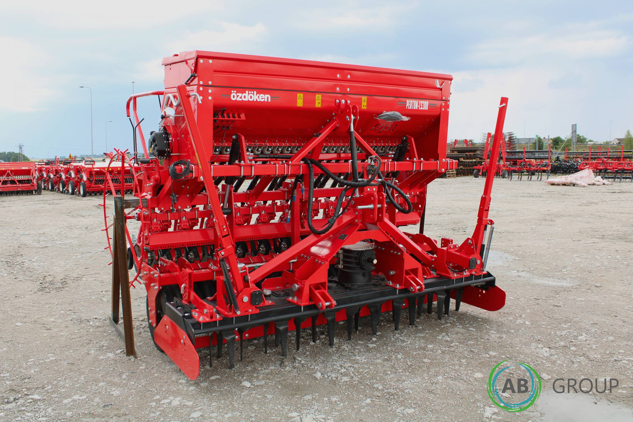 Mounted seed drill combination with power harrow Ozdoken Pertum CS-300 – double disc, rubber roller - Combinado de siembra: foto 1 Mounted seed drill combination with power harrow Ozdoken Pertum CS-300 – double disc, rubber roller - Combinado de siembra: foto 1