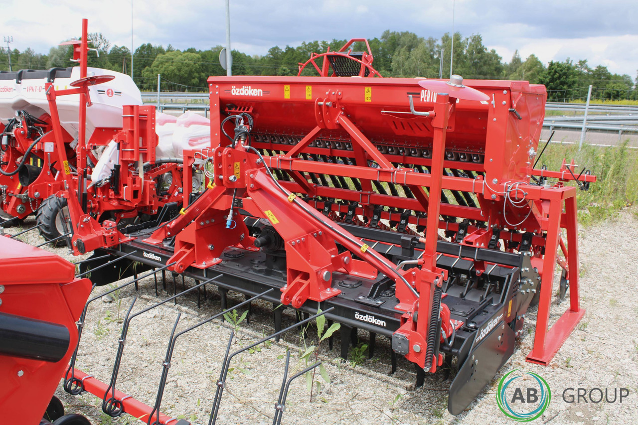 Seedbed and seeding unit mounted on Ozdoken Pertum CS-300 active harrow – single-disc coulter, Packer roller - Combinado de siembra: foto 1 Seedbed and seeding unit mounted on Ozdoken Pertum CS-300 active harrow – single-disc coulter, Packer roller - Combinado de siembra: foto 1