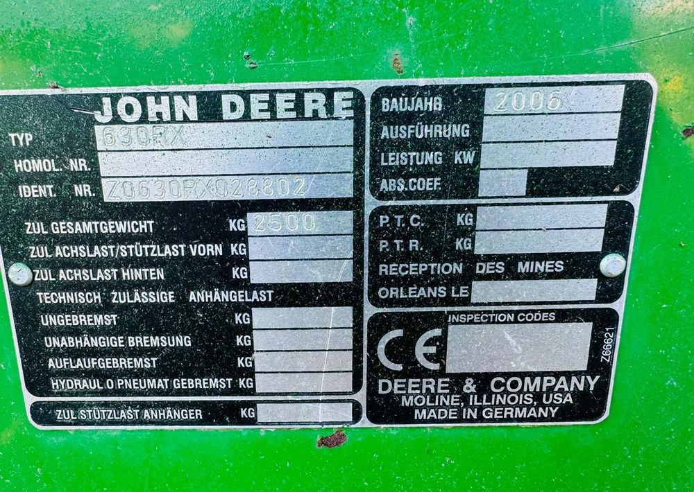 John Deere 630R - Cabezal de grano: foto 4 John Deere 630R - Cabezal de grano: foto 4
